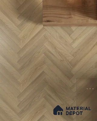 Hybrid HDF Herringbone Embossed Laminate Wood Floor AC5 Grade LF 00346 I Artisan Evening Whisper 24 x 4 inch (600x100 mm) - 10 mm | 100 HRS Spill Proof | EIR Surface | Anti Static and Stain Resistant | 0.5 mm V Groove | Uniclic | 48 Plank Variations