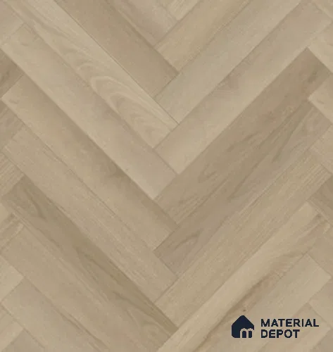 Hybrid HDF Herringbone Embossed Laminate Wood Floor AC5 Grade LF 00346 G Artisan Mystic Morn 24 x 4 inch (600x100 mm) - 10 mm | 100 HRS Spill Proof | EIR Surface | Anti Static and Stain Resistant | 0.5 mm V Groove | Uniclic | 48 Plank Variations