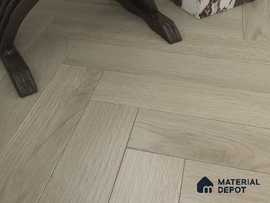 Hybrid HDF Herringbone Embossed Laminate Wood Floor AC5 Grade LF 00346 E Artisan Shadow Moon 24 x 4 inch (600x100 mm) - 10 mm | 100 HRS Spill Proof | EIR Surface | Anti Static and Stain Resistant | 0.5 mm V Groove | Uniclic | 48 Plank Variations