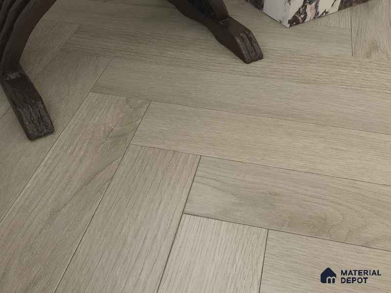 Hybrid HDF Herringbone Embossed Laminate Wood Floor AC5 Grade LF 00346 E Artisan Shadow Moon 24 x 4 inch (600x100 mm) - 10 mm | 100 HRS Spill Proof | EIR Surface | Anti Static and Stain Resistant | 0.5 mm V Groove | Uniclic | 48 Plank Variations