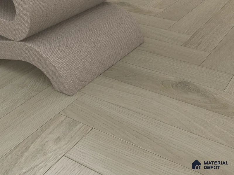 Hybrid HDF Herringbone Embossed Laminate Wood Floor AC5 Grade LF 00346 E Artisan Shadow Moon 24 x 4 inch (600x100 mm) - 10 mm | 100 HRS Spill Proof | EIR Surface | Anti Static and Stain Resistant | 0.5 mm V Groove | Uniclic | 48 Plank Variations