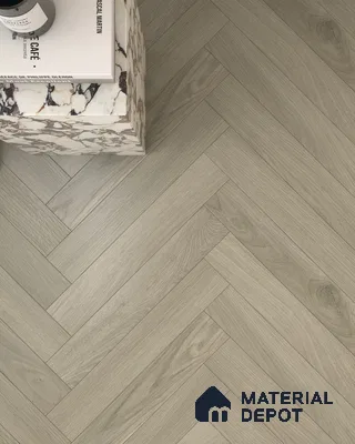Hybrid HDF Herringbone Embossed Laminate Wood Floor AC5 Grade LF 00346 E Artisan Shadow Moon 24 x 4 inch (600x100 mm) - 10 mm | 100 HRS Spill Proof | EIR Surface | Anti Static and Stain Resistant | 0.5 mm V Groove | Uniclic | 48 Plank Variations