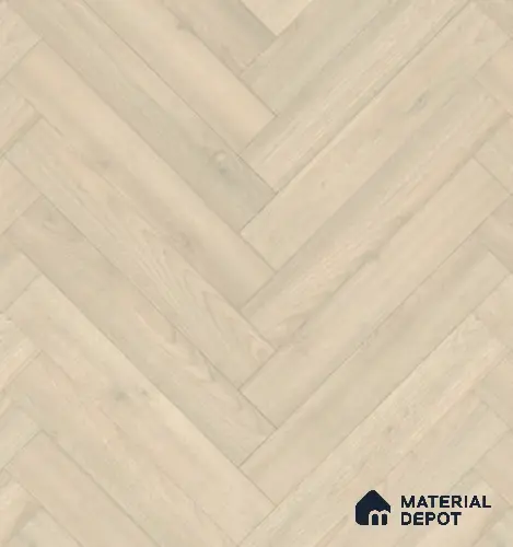 Hybrid HDF Herringbone Laminate Wood Floor AC5 Grade LF 00343 E Beaconia Ember Light 24 x 4 inch (600x100 mm) - 8 mm | 100 HRS Spill Proof | ESCT Technology | Anti Static and Stain Resistant | 0.5 mm V Groove | EIR Surface | Uniclic Installation | 48 Plank Variations