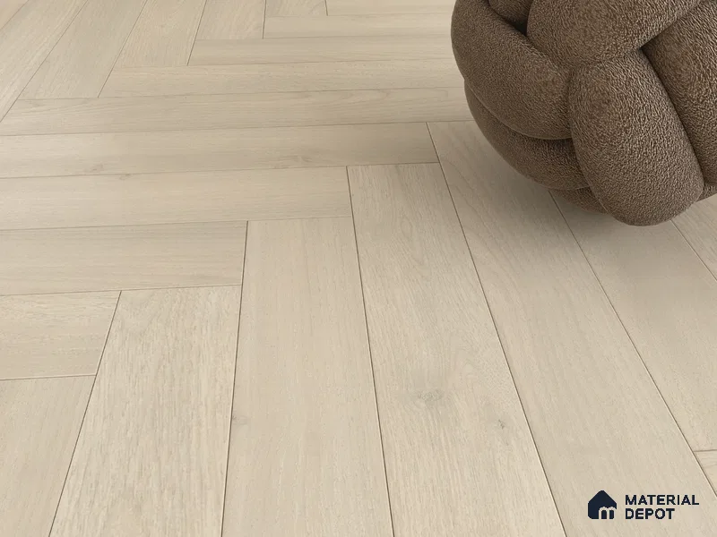 Hybrid HDF Herringbone Laminate Wood Floor AC5 Grade LF 00343 E Beaconia Ember Light 24 x 4 inch (600x100 mm) - 8 mm | 100 HRS Spill Proof | ESCT Technology | Anti Static and Stain Resistant | 0.5 mm V Groove | EIR Surface | Uniclic Installation | 48 Plank Variations