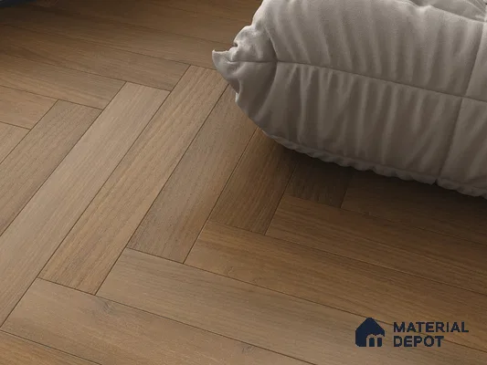 Hybrid HDF Herringbone Laminate Wood Floor AC5 Grade LF 00343 D Beaconia Rustic Harmony 24 x 4 inch (600x100 mm) - 8 mm | 100 HRS Spill Proof | ESCT Technology | Anti Static and Stain Resistant | 0.5 mm V Groove | EIR Surface | Uniclic Installation | 48 Plank Variations