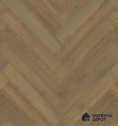 Hybrid HDF Herringbone Laminate Wood Floor AC5 Grade LF 00343 G Beaconia Sepia Silk 24 x 4 inch (600x100 mm) - 8 mm | 100 HRS Spill Proof | ESCT Technology | Anti Static and Stain Resistant | 0.5 mm V Groove | EIR Surface | Uniclic Installation | 48 Plank Variations