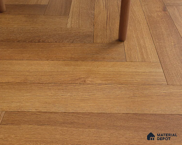Hybrid HDF Herringbone Embossed Laminate Wood Floor AC5 Grade LF 00344 F Livanti Espresso Walnut 24 x 4 inch (600x100 mm) - 10 mm | 100 HRS Spill Proof | ESCT Technology | Anti Static and Stain Resistant | 0.5 mm V Groove | 2G Click Lock | 36 Plank Variations | 25 Years Guarantee