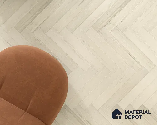Hybrid HDF Herringbone Embossed Laminate Wood Floor AC5 Grade LF 00344 C Livanti Silver Grey Walnut 24 x 4 inch (600x100 mm) - 10 mm | 100 HRS Spill Proof | ESCT Technology | Anti Static and Stain Resistant | 0.5 mm V Groove | 2G Click Lock | 36 Plank Variations | 25 Years Guarantee
