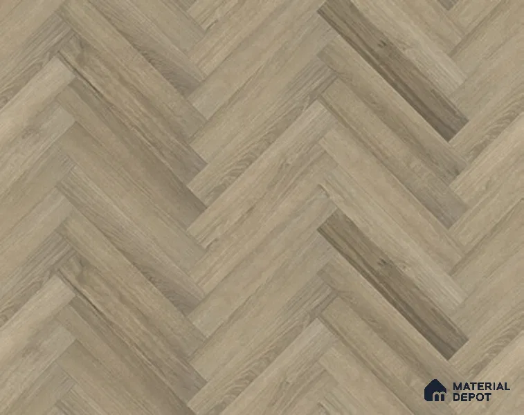Hybrid HDF Herringbone Embossed Laminate Wood Floor AC5 Grade LF 00344 D Livanti Vintage Walnut 24 x 4 inch (600x100 mm) - 10 mm | 100 HRS Spill Proof | ESCT Technology | Anti Static and Stain Resistant | 0.5 mm V Groove | 2G Click Lock | 36 Plank Variations | 25 Years Guarantee