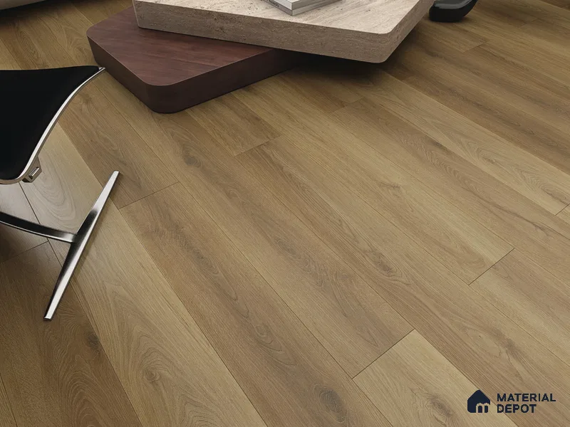 Hybrid HDF Laminate Wood Floor AC5 Grade LF 00345 D Grandios Ancient Oak 73 x 9 inch (1845x235 mm) - 10 mm | 100 HRS Spill Proof | EIR Surface | Anti Static and Stain Resistant | 0.5 mm V Groove | Uniclic | 36 Plank Variations