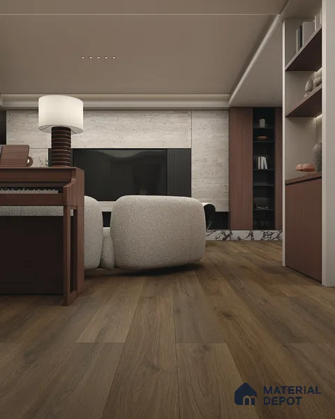 Hybrid HDF Laminate Wood Floor AC5 Grade LF 00345 G Grandios Celtic Dawn 73 x 9 inch (1845x235 mm) - 10 mm | 100 HRS Spill Proof | EIR Surface | Anti Static and Stain Resistant | 0.5 mm V Groove | Uniclic | 36 Plank Variations