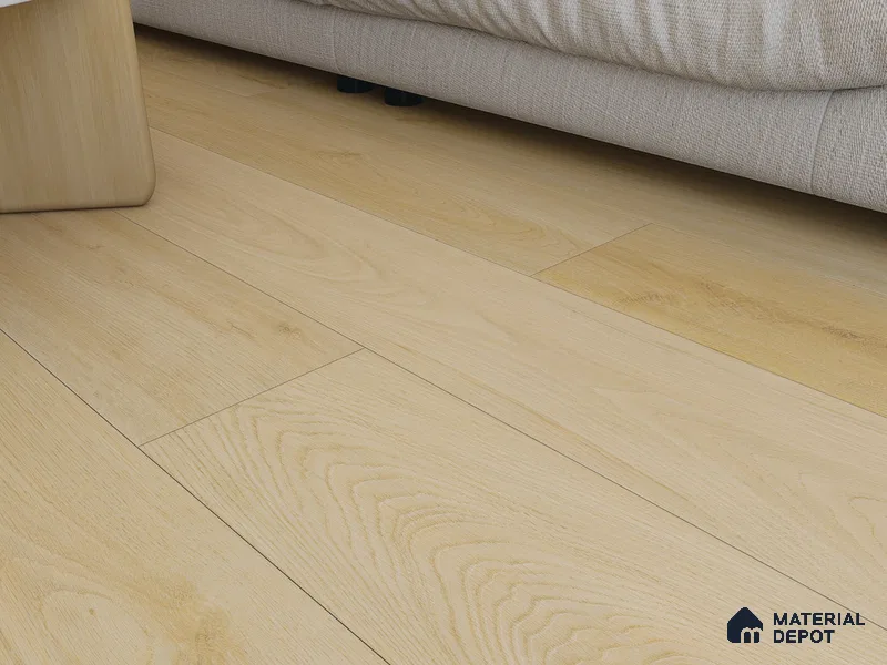 Hybrid HDF Laminate Wood Floor AC5 Grade LF 00345 H Grandios Frost Whisper 73 x 9 inch (1845x235 mm) - 10 mm | 100 HRS Spill Proof | EIR Surface | Anti Static and Stain Resistant | 0.5 mm V Groove | Uniclic | 36 Plank Variations