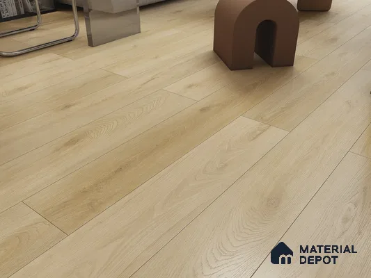 Hybrid HDF Laminate Wood Floor AC5 Grade LF 00345 H Grandios Frost Whisper 73 x 9 inch (1845x235 mm) - 10 mm | 100 HRS Spill Proof | EIR Surface | Anti Static and Stain Resistant | 0.5 mm V Groove | Uniclic | 36 Plank Variations