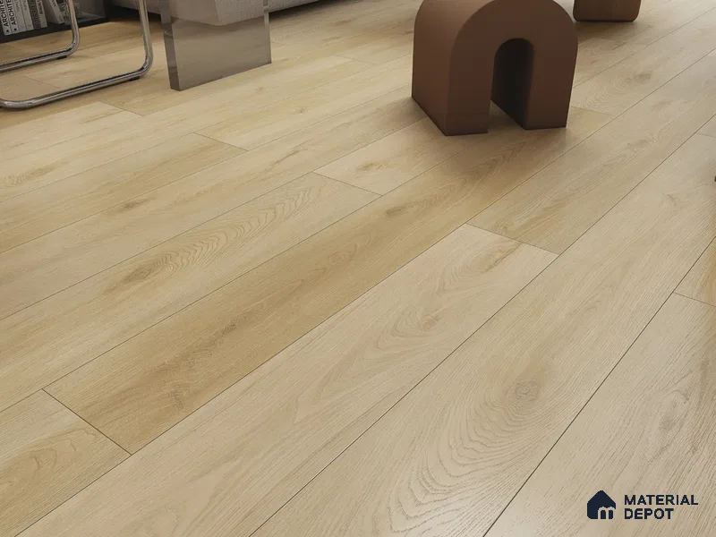 Hybrid HDF Laminate Wood Floor AC5 Grade LF 00345 H Grandios Frost Whisper 73 x 9 inch (1845x235 mm) - 10 mm | 100 HRS Spill Proof | EIR Surface | Anti Static and Stain Resistant | 0.5 mm V Groove | Uniclic | 36 Plank Variations