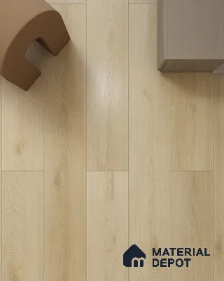 Hybrid HDF Laminate Wood Floor AC5 Grade LF 00345 H Grandios Frost Whisper 73 x 9 inch (1845x235 mm) - 10 mm | 100 HRS Spill Proof | EIR Surface | Anti Static and Stain Resistant | 0.5 mm V Groove | Uniclic | 36 Plank Variations