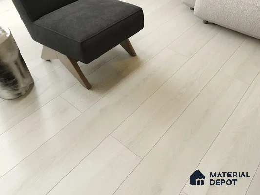 Hybrid HDF Laminate Wood Floor AC5 Grade LF 00345 B Grandios Harbor Mist 73 x 9 inch (1845x235 mm) - 10 mm | 100 HRS Spill Proof | EIR Surface | Anti Static and Stain Resistant | 0.5 mm V Groove | Uniclic | 36 Plank Variations
