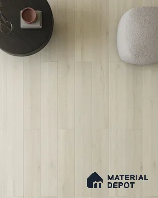 Hybrid HDF Laminate Wood Floor AC5 Grade LF 00345 B Grandios Harbor Mist 73 x 9 inch (1845x235 mm) - 10 mm | 100 HRS Spill Proof | EIR Surface | Anti Static and Stain Resistant | 0.5 mm V Groove | Uniclic | 36 Plank Variations