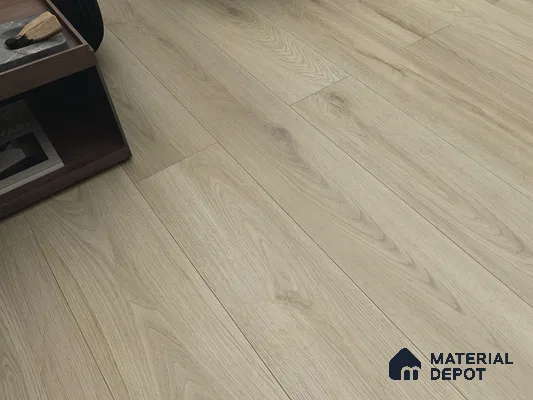 Hybrid HDF Laminate Wood Floor AC5 Grade LF 00345 J Grandios Heather Breeze 73 x 9 inch (1845x235 mm) - 10 mm | 100 HRS Spill Proof | EIR Surface | Anti Static and Stain Resistant | 0.5 mm V Groove | Uniclic | 36 Plank Variations