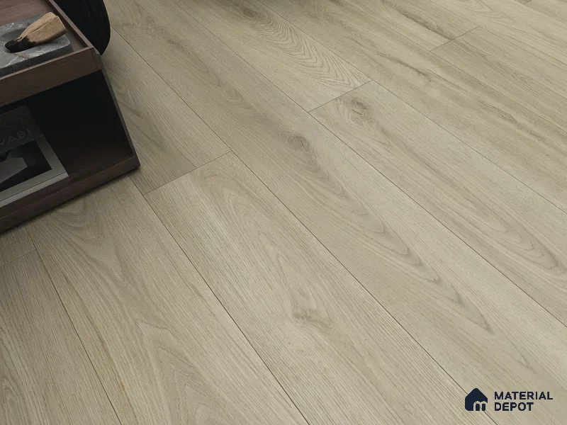 Hybrid HDF Laminate Wood Floor AC5 Grade LF 00345 J Grandios Heather Breeze 73 x 9 inch (1845x235 mm) - 10 mm | 100 HRS Spill Proof | EIR Surface | Anti Static and Stain Resistant | 0.5 mm V Groove | Uniclic | 36 Plank Variations