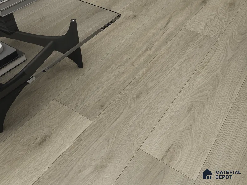 Hybrid HDF Laminate Wood Floor AC5 Grade LF 00345 J Grandios Heather Breeze 73 x 9 inch (1845x235 mm) - 10 mm | 100 HRS Spill Proof | EIR Surface | Anti Static and Stain Resistant | 0.5 mm V Groove | Uniclic | 36 Plank Variations