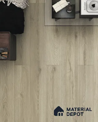 Hybrid HDF Laminate Wood Floor AC5 Grade LF 00345 J Grandios Heather Breeze 73 x 9 inch (1845x235 mm) - 10 mm | 100 HRS Spill Proof | EIR Surface | Anti Static and Stain Resistant | 0.5 mm V Groove | Uniclic | 36 Plank Variations