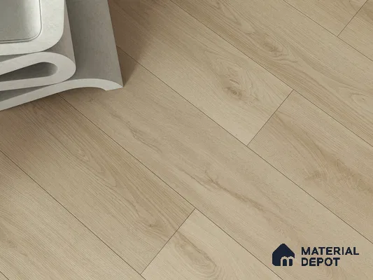 Hybrid HDF Laminate Wood Floor AC5 Grade LF 00345 E Grandios Moonshadow Grey 73 x 9 inch (1845x235 mm) - 10 mm | 100 HRS Spill Proof | EIR Surface | Anti Static and Stain Resistant | 0.5 mm V Groove | Uniclic | 36 Plank Variations