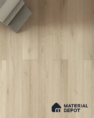 Hybrid HDF Laminate Wood Floor AC5 Grade LF 00345 E Grandios Moonshadow Grey 73 x 9 inch (1845x235 mm) - 10 mm | 100 HRS Spill Proof | EIR Surface | Anti Static and Stain Resistant | 0.5 mm V Groove | Uniclic | 36 Plank Variations