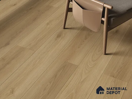 Hybrid HDF Laminate Wood Floor AC5 Grade LF 00345 F Grandios Royal Cloak 73 x 9 inch (1845x235 mm) - 10 mm | 100 HRS Spill Proof | EIR Surface | Anti Static and Stain Resistant | 0.5 mm V Groove | Uniclic | 36 Plank Variations