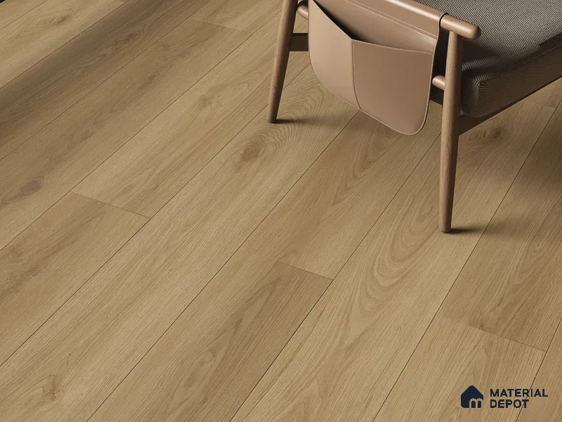 Hybrid HDF Laminate Wood Floor AC5 Grade LF 00345 F Grandios Royal Cloak 73 x 9 inch (1845x235 mm) - 10 mm | 100 HRS Spill Proof | EIR Surface | Anti Static and Stain Resistant | 0.5 mm V Groove | Uniclic | 36 Plank Variations