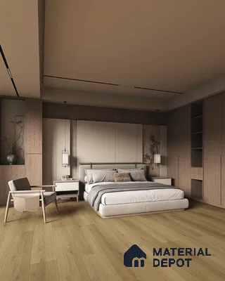 Hybrid HDF Laminate Wood Floor AC5 Grade LF 00345 F Grandios Royal Cloak 73 x 9 inch (1845x235 mm) - 10 mm | 100 HRS Spill Proof | EIR Surface | Anti Static and Stain Resistant | 0.5 mm V Groove | Uniclic | 36 Plank Variations