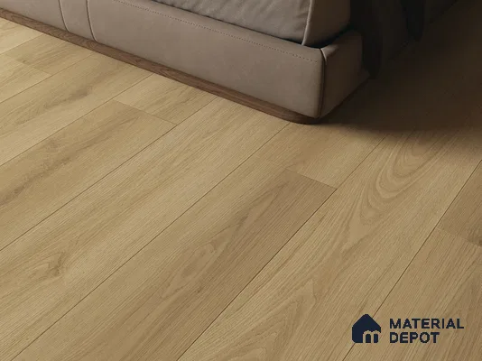 Hybrid HDF Laminate Wood Floor AC5 Grade LF 00345 F Grandios Royal Cloak 73 x 9 inch (1845x235 mm) - 10 mm | 100 HRS Spill Proof | EIR Surface | Anti Static and Stain Resistant | 0.5 mm V Groove | Uniclic | 36 Plank Variations