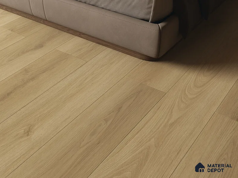 Hybrid HDF Laminate Wood Floor AC5 Grade LF 00345 F Grandios Royal Cloak 73 x 9 inch (1845x235 mm) - 10 mm | 100 HRS Spill Proof | EIR Surface | Anti Static and Stain Resistant | 0.5 mm V Groove | Uniclic | 36 Plank Variations