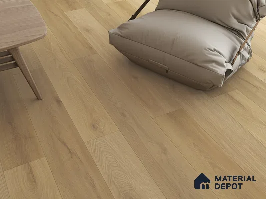 Hybrid HDF Laminate Wood Floor AC5 Grade LF 00345 Grandios Sunlit Glade 73 x 9 inch (1845x235 mm) - 10 mm | 100 HRS Spill Proof | EIR Surface | Anti Static and Stain Resistant | 0.5 mm V Groove | Uniclic | 36 Plank Variations