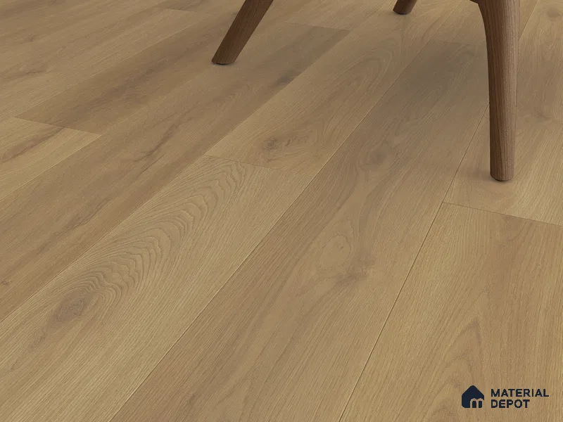 Hybrid HDF Laminate Wood Floor AC5 Grade LF 00345 Grandios Sunlit Glade 73 x 9 inch (1845x235 mm) - 10 mm | 100 HRS Spill Proof | EIR Surface | Anti Static and Stain Resistant | 0.5 mm V Groove | Uniclic | 36 Plank Variations
