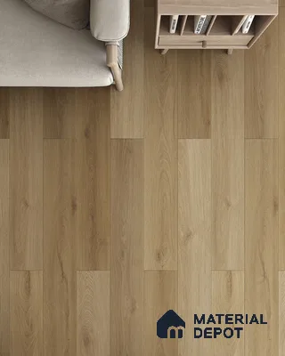 Hybrid HDF Laminate Wood Floor AC5 Grade LF 00345 Grandios Sunlit Glade 73 x 9 inch (1845x235 mm) - 10 mm | 100 HRS Spill Proof | EIR Surface | Anti Static and Stain Resistant | 0.5 mm V Groove | Uniclic | 36 Plank Variations