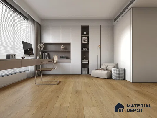 Hybrid HDF Laminate Wood Floor AC5 Grade LF 00345 I Grandios Twilight Serenade 73 x 9 inch (1845x235 mm) - 10 mm | 100 HRS Spill Proof | EIR Surface | Anti Static and Stain Resistant | 0.5 mm V Groove | Uniclic | 36 Plank Variations