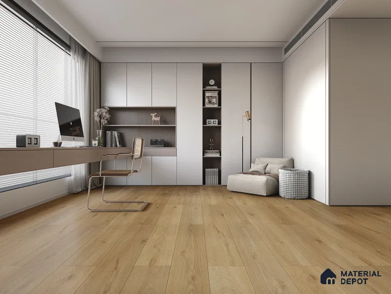 Hybrid HDF Laminate Wood Floor AC5 Grade LF 00345 I Grandios Twilight Serenade 73 x 9 inch (1845x235 mm) - 10 mm | 100 HRS Spill Proof | EIR Surface | Anti Static and Stain Resistant | 0.5 mm V Groove | Uniclic | 36 Plank Variations