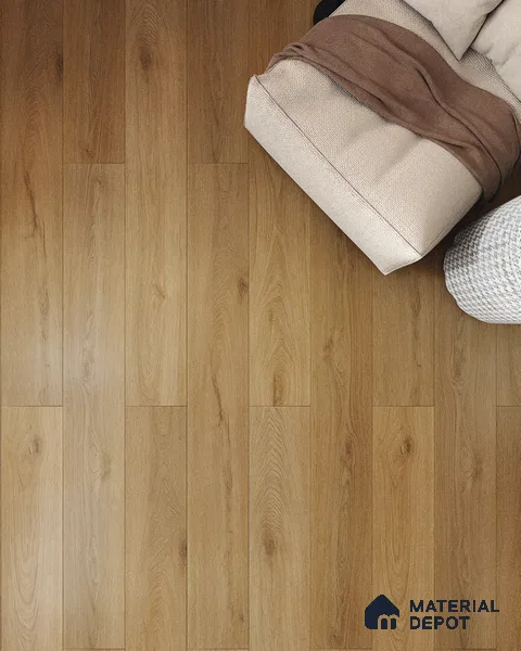 Hybrid HDF Laminate Wood Floor AC5 Grade LF 00345 I Grandios Twilight Serenade 73 x 9 inch (1845x235 mm) - 10 mm | 100 HRS Spill Proof | EIR Surface | Anti Static and Stain Resistant | 0.5 mm V Groove | Uniclic | 36 Plank Variations