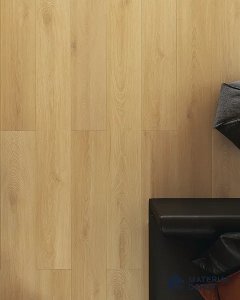 Hybrid HDF Laminate Wood Floor AC5 Grade LF 00345 C Grandios Whispering Wheat 73 x 9 inch (1845x235 mm) - 10 mm | 100 HRS Spill Proof | EIR Surface | Anti Static and Stain Resistant | 0.5 mm V Groove | Uniclic | 36 Plank Variations