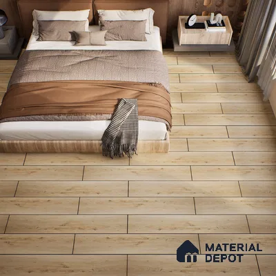 HDF Embossed Laminate Wood Floor AC4 Class 32 Grade Impulse Danish Oak LF 00304 48 x 8 inch (1215x195 mm) - 8 mm | Embossed Natural Wood Surface | Square Edge | Arc Click Locking System with Moisture Resistant Yellow HDF Board | 7-10 Years Warranty