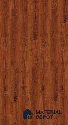 HDF Real Groove Laminate Wood Floor AC4 Grade LF 00318 E Radice Santos Palisander 48 x 8 inch (1218x198 mm) - 8 mm | Aqua Protect 12 Hours Water Resistance | 15 Years Guarantee | Anti Static and Stain Resistant | Straight Edge | Wood Embossed Surface | Double Click Installation | 8 Plank Variations