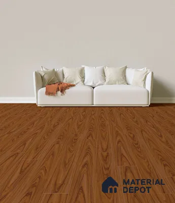 HDF Real Groove Laminate Wood Floor AC4 Grade LF 00319 B Radice Walnut Montana Limed 48 x 8 inch (1218x198 mm) - 8 mm | Aqua Protect 12 Hours Water Resistance | 15 Years Guarantee | Anti Static and Stain Resistant | Straight Edge | Wood Embossed Surface | Double Click Installation | 8 Plank Variations