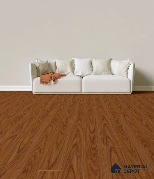 HDF Real Groove Laminate Wood Floor AC4 Grade LF 00319 B Radice Walnut Montana Limed 48 x 8 inch (1218x198 mm) - 8 mm | Aqua Protect 12 Hours Water Resistance | 15 Years Guarantee | Anti Static and Stain Resistant | Straight Edge | Wood Embossed Surface | Double Click Installation | 8 Plank Variations