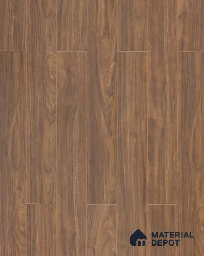 HDF Real Groove Laminate Wood Floor AC5 Grade LF 00325 F Ascenso Graphite Walnut 48 x 5 inch (1215x128 mm) - 8 mm | Aqua Protect 12 Hours Water Resistance | Anti Static and Stain Resistant | 0.5 mm V Groove | Real Wood Touch Surface | Uniclic Installation | 12 Plank Variations | 20 Years Guarantee