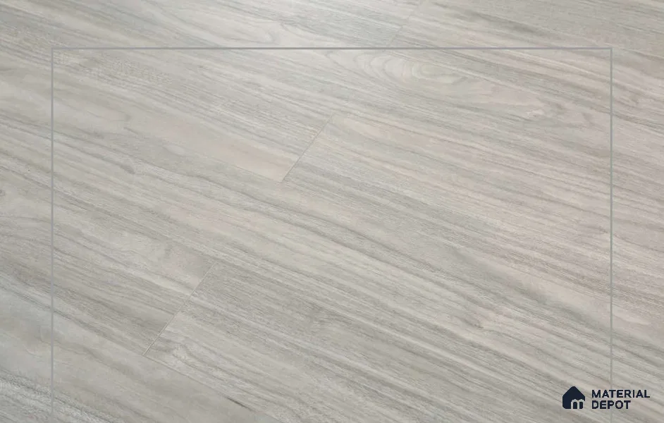 HDF Real Groove Laminate Wood Floor AC5 Grade LF 00325 E Ascenso Moonstone Walnut 48 x 5 inch (1215x128 mm) - 8 mm | Aqua Protect 12 Hours Water Resistance | Anti Static and Stain Resistant | 0.5 mm V Groove | Real Wood Touch Surface | Uniclic Installation | 12 Plank Variations | 20 Years Guarantee