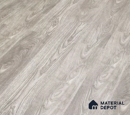 HDF Real Wood Matte Surface Laminate Wood Floor AC4 Grade LF 00320 E Memento Magestic Grey 48 x 8 inch (1217x196 mm) - 8 mm | Aqua Protect 12 Hours Water Resistant | 20 Years Warranty | Anti Static and Stain Resistant | Straight Edge | Wood Embossed Surface | Double Click Installation | 10 Plank Variations