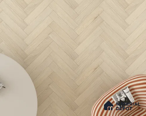 HDF Herringbone Matte Surface Laminate Wood Floor AC5 Grade LF 00332 D Beaconia Opal Oak 19 x 4 inch (470x95 mm) - 8 mm | Aqua Protect 12 Hours Water Resistance | Anti Static and Stain Resistant | 0.5 mm V Groove | Real Wood Touch Surface | Uniclic Installation | 36 Plank Variations | 20 Years Warranty