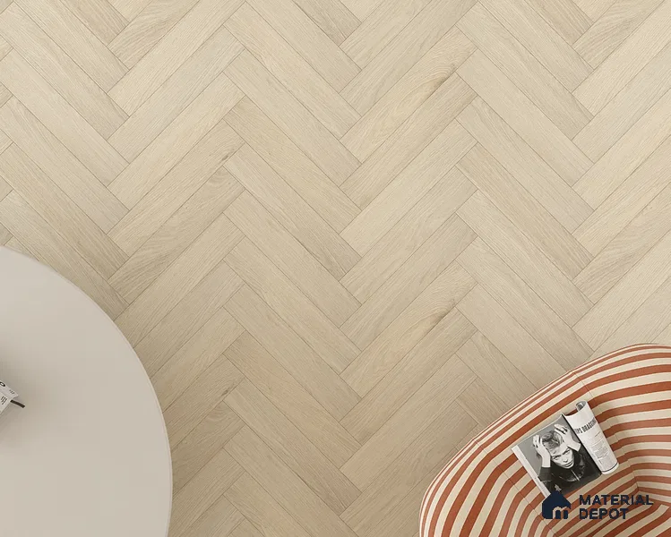 HDF Herringbone Matte Surface Laminate Wood Floor AC5 Grade LF 00332 D Beaconia Opal Oak 19 x 4 inch (470x95 mm) - 8 mm | Aqua Protect 12 Hours Water Resistance | Anti Static and Stain Resistant | 0.5 mm V Groove | Real Wood Touch Surface | Uniclic Installation | 36 Plank Variations | 20 Years Warranty