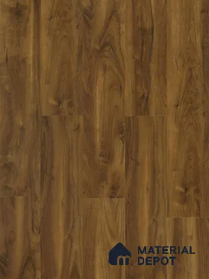 HDF Laminate Wood Floor AC4 Grade LF 00321 E Majestic Quattro Walnut 48 x 8 inch (1217x196 mm) - 8 mm | Aqua Protect 12 Hours Water Resistance | 20 Years Warranty | Anti Static and Stain Resistant | Straight Edge | Wood Embossed Surface | Uniclic Installation | 10 Plank Variations
