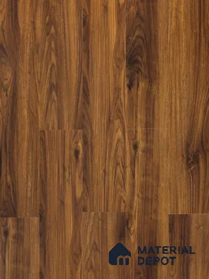 HDF Laminate Wood Floor AC4 Grade LF 00321 F Majestic Stretto Walnut 48 x 8 inch (1217x196 mm) - 8 mm | Aqua Protect 12 Hours Water Resistance | 20 Years Warranty | Anti Static and Stain Resistant | Straight Edge | Wood Embossed Surface | Uniclic Installation | 10 Plank Variations